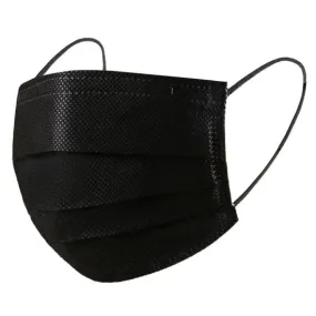 3 Ply Black Type I Disposable Mask - 50 pcs per pack