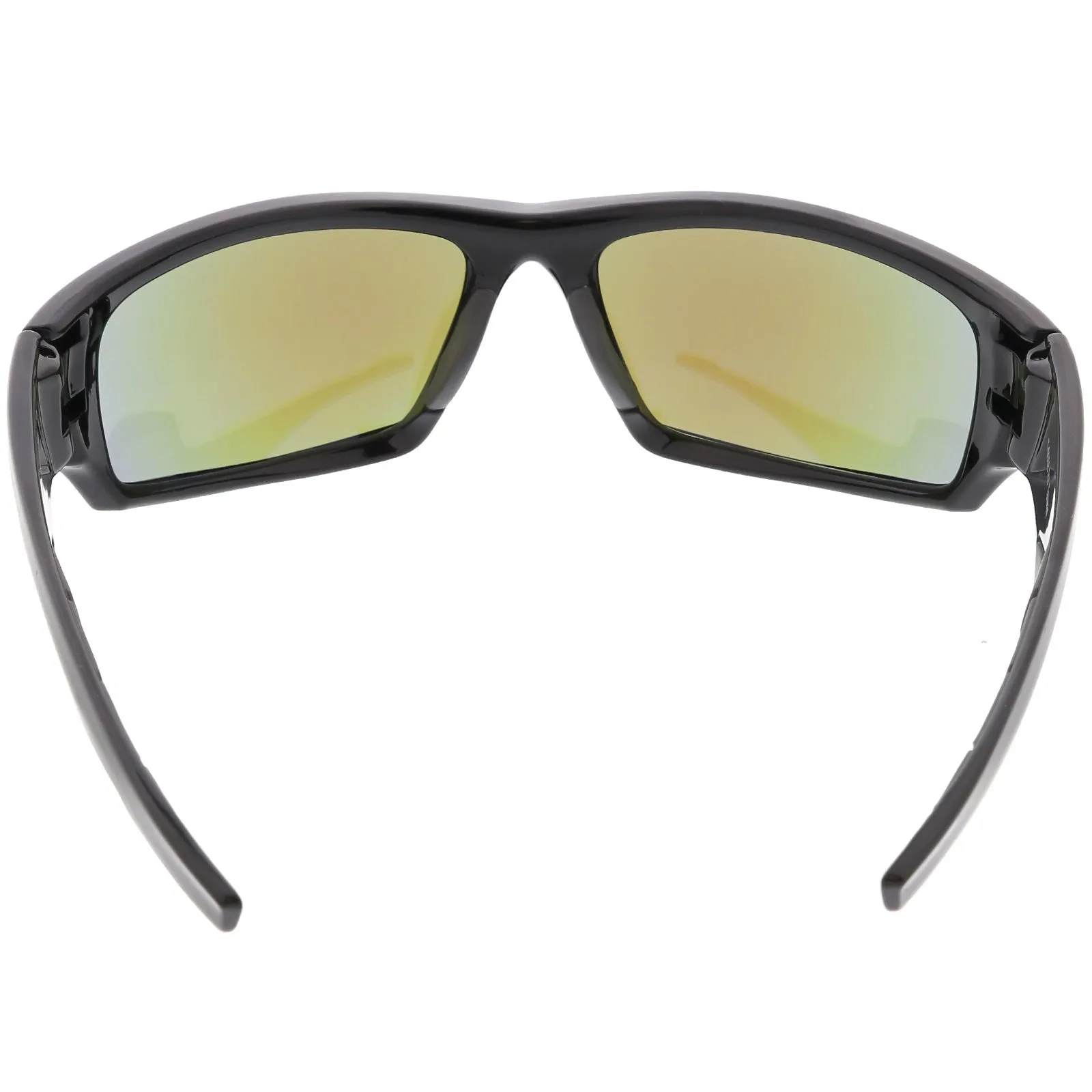 Action Sports TR-90 Sports Wrap Mirrored Lens Sunglasses C811