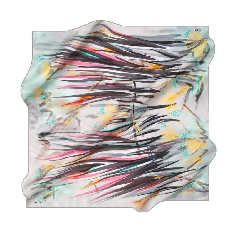 Aker Serene Blossom Silk Scarf No.71