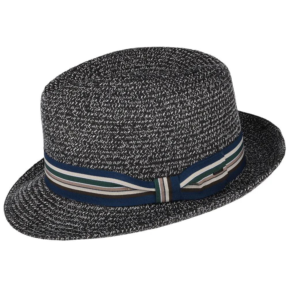 Bailey Hats Salem Fedora Hat - Dark Grey-Mix