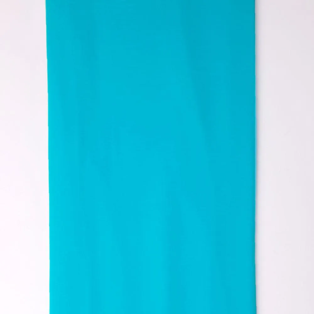 Blue Plain Georgette Solid Fabric