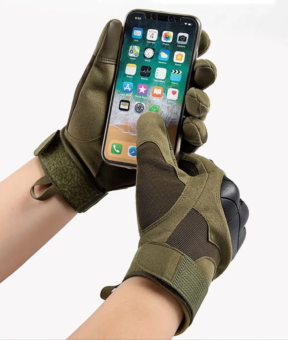 Breathable Tactical Military Gloves – Full Finger Touchscreen Riding Gloves for Ultimate Comfort and Control