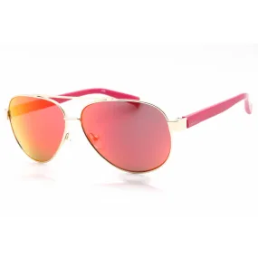 Calvin Klein Retail Unisex Sunglasses - Pink Metal Full Rim Avaitor Frame | R358S 664