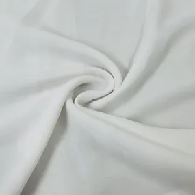 Classic White Solid Georgette Fabric