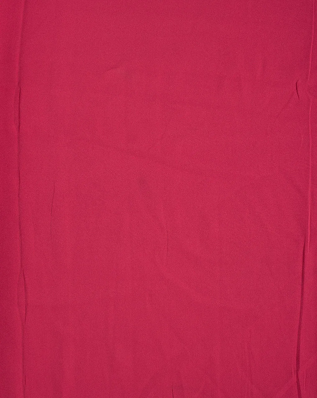 Crimson Red Plain Crepe Fabric