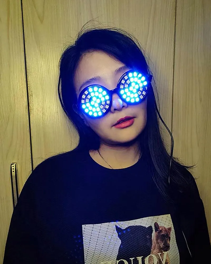 Cyberpunk Led Colorful Light Up Glasses