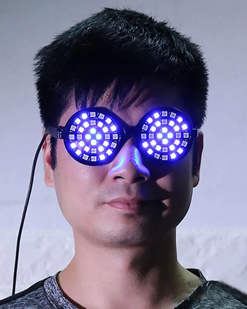 Cyberpunk Led Colorful Light Up Glasses