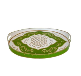 Dana Gibson Jules in Green Oval Tray