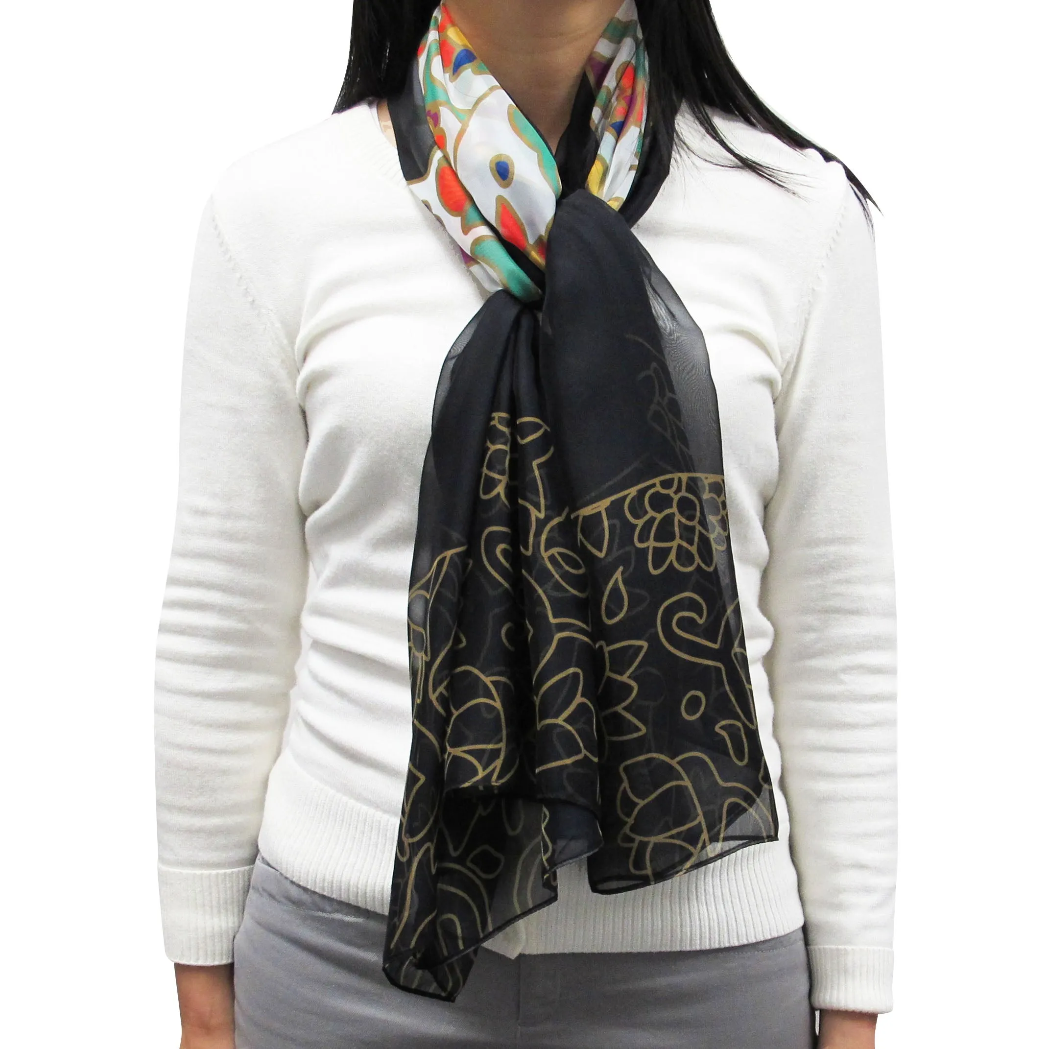 Dawn Oman Spring Bear Cape Scarf