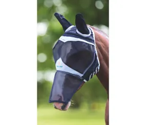 FlyGuard Pro Fine Mesh Fly Mask with Ears & Nose