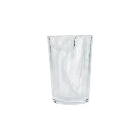 Fortessa 14-oz Swirl White Glass