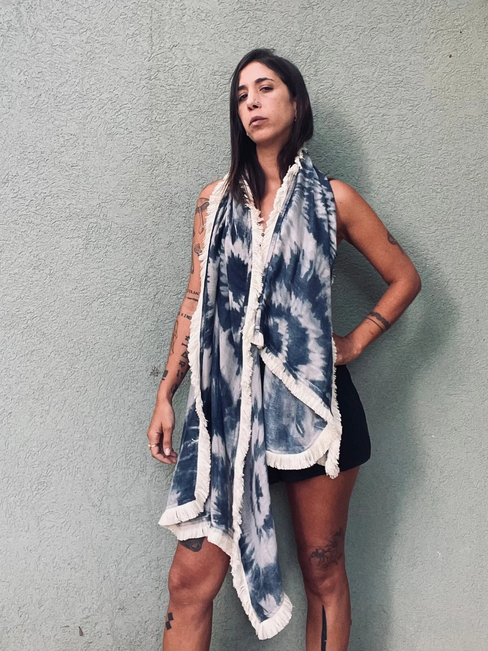 Freedom Scarf -Light Blue