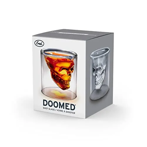 Genuine Fred DOOMED Crystal Skull Shotglass