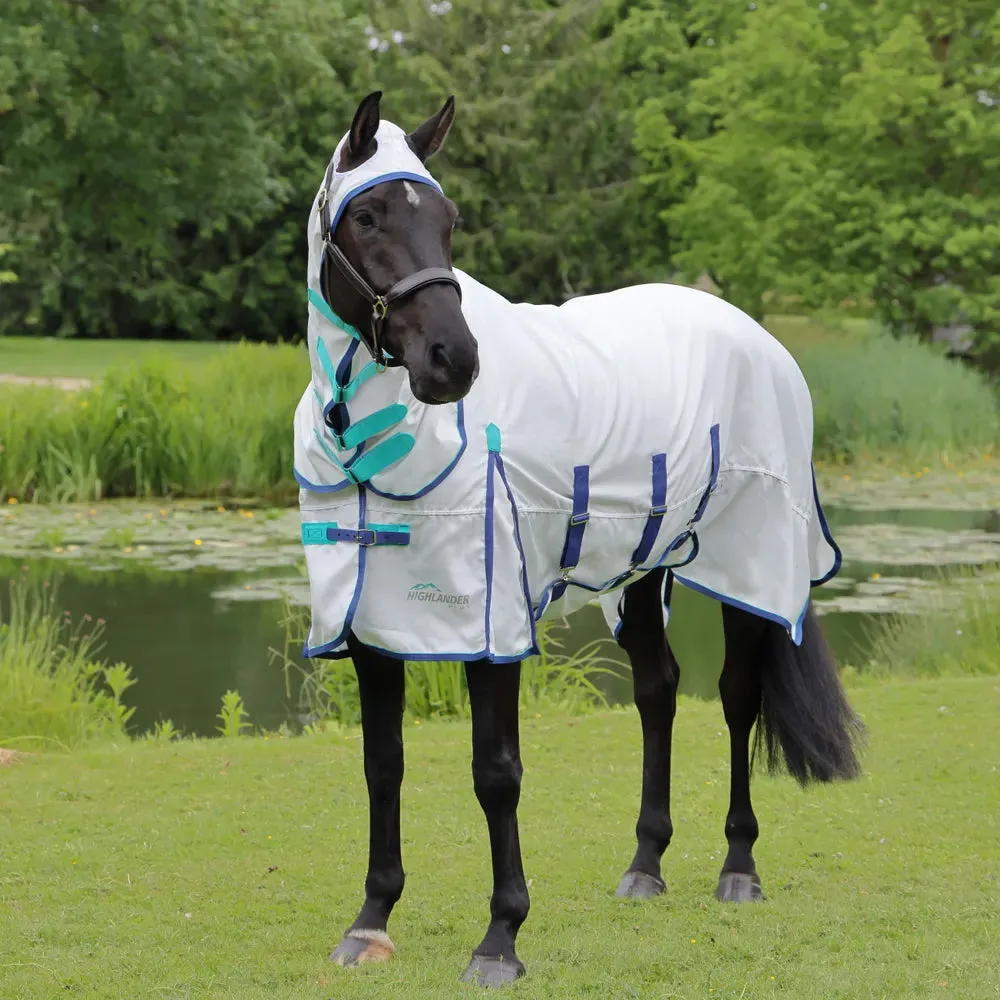 Highlander Plus Sweet-itch Combo Rug White