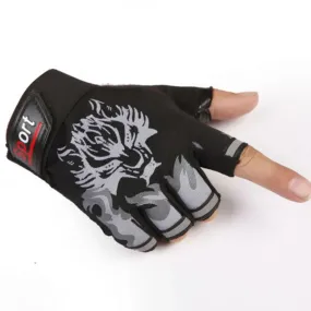 KMT Body Building Gym Training Fitness Weight Lifting Gloves For Men Women Workout Half Finger Exercise Gym Tactical Gloves