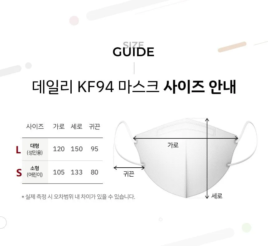 Made in Korea CLA KF94 Kids Mask(50pieces)