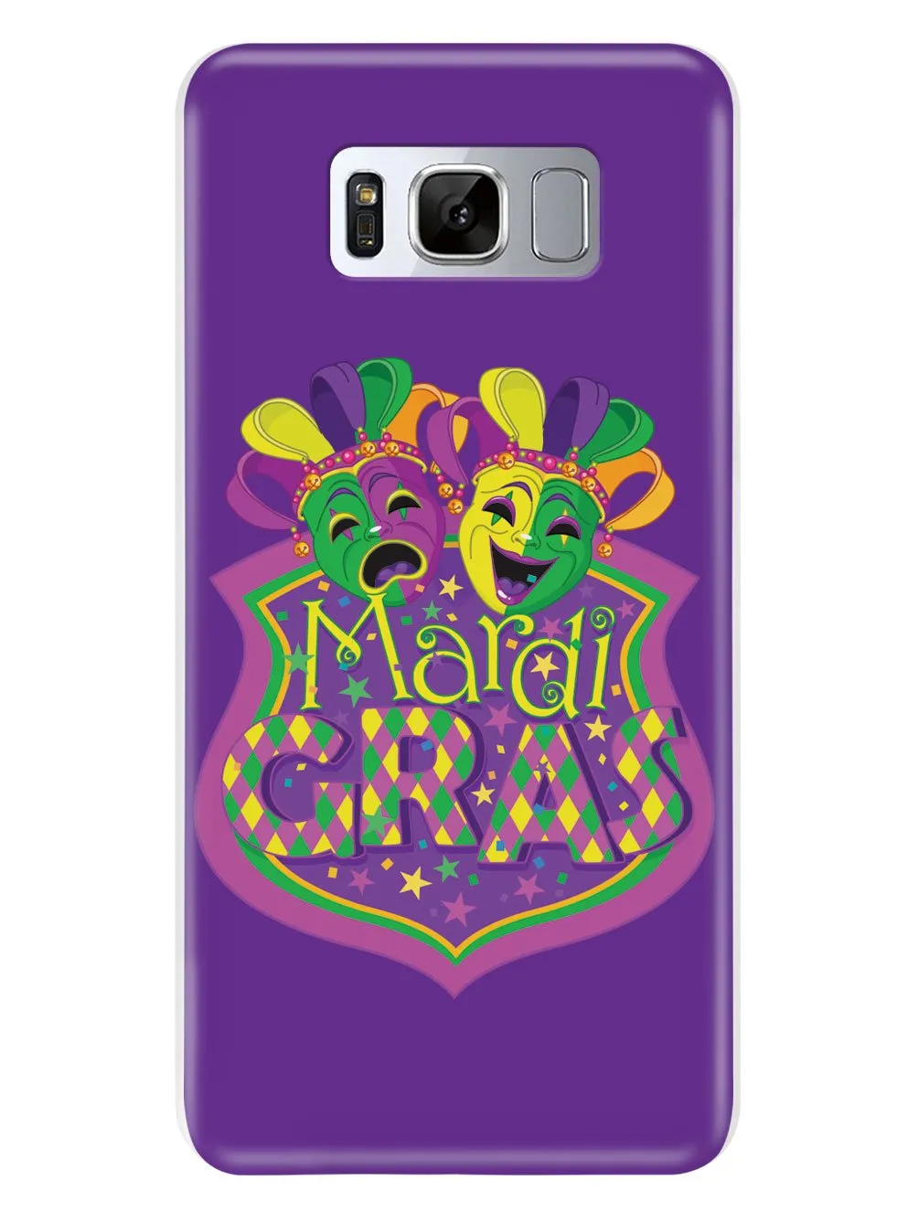 Mardi Gras Masks - White Case