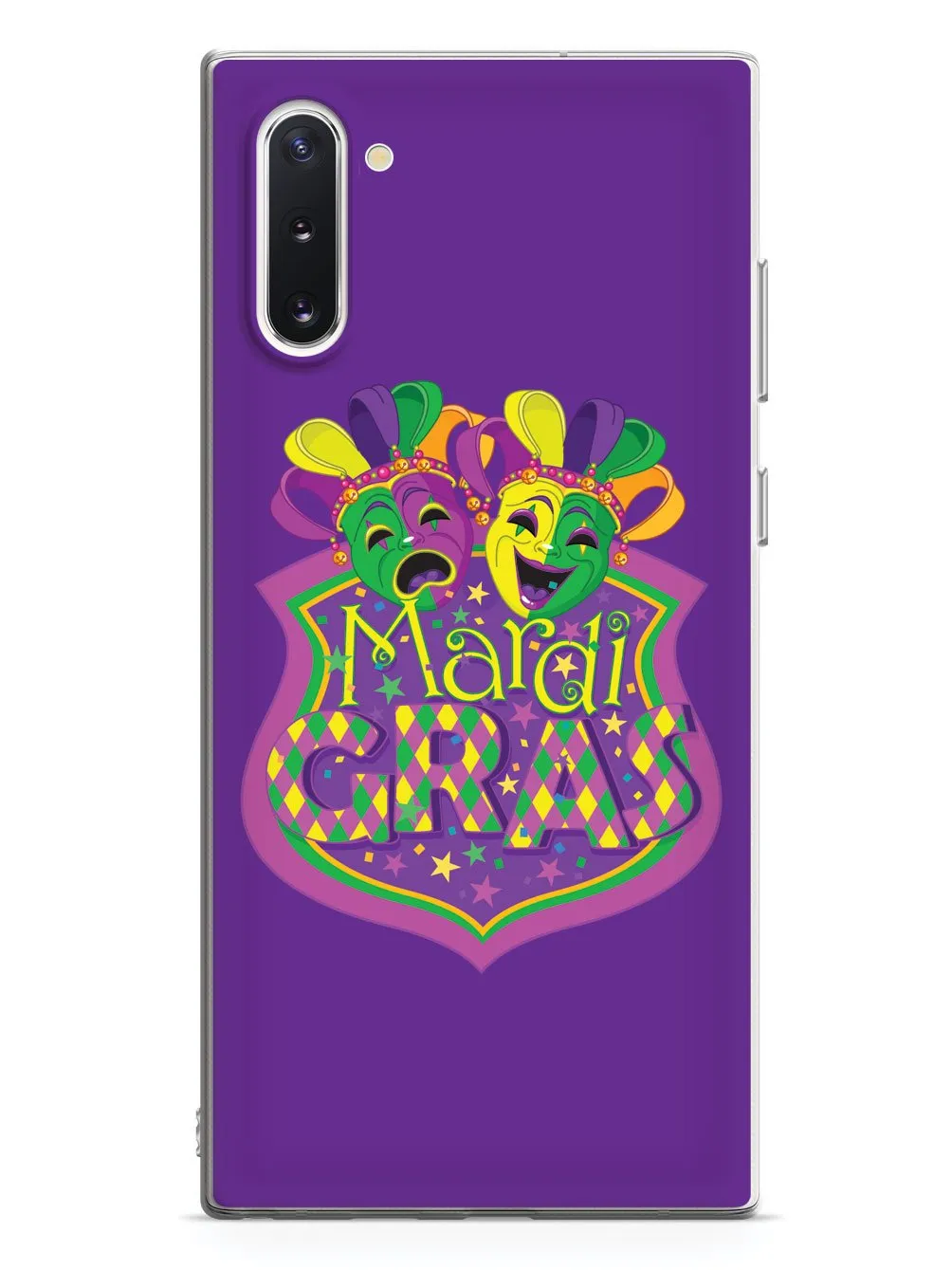 Mardi Gras Masks - White Case