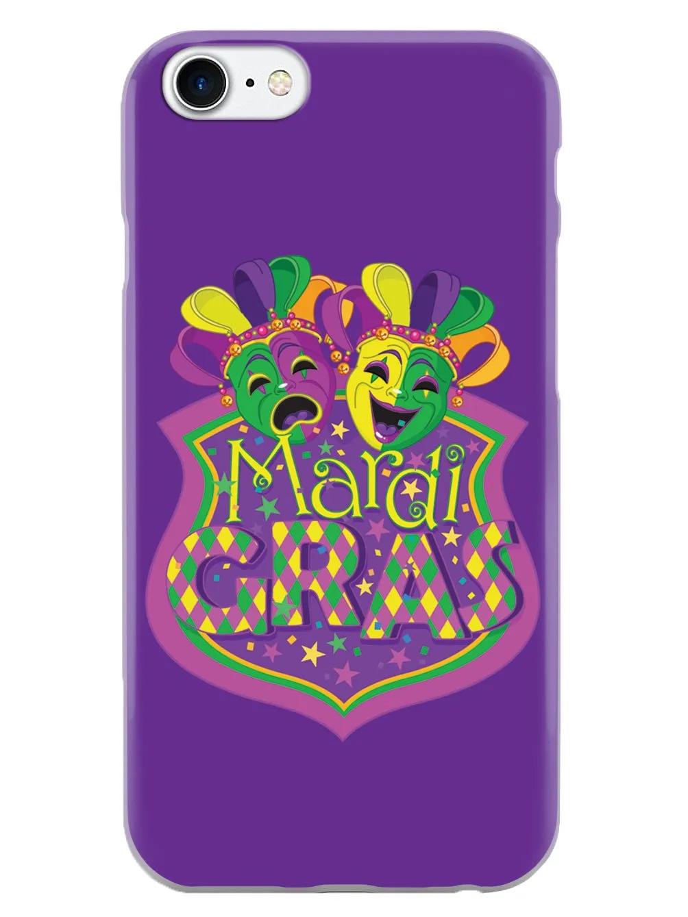 Mardi Gras Masks - White Case