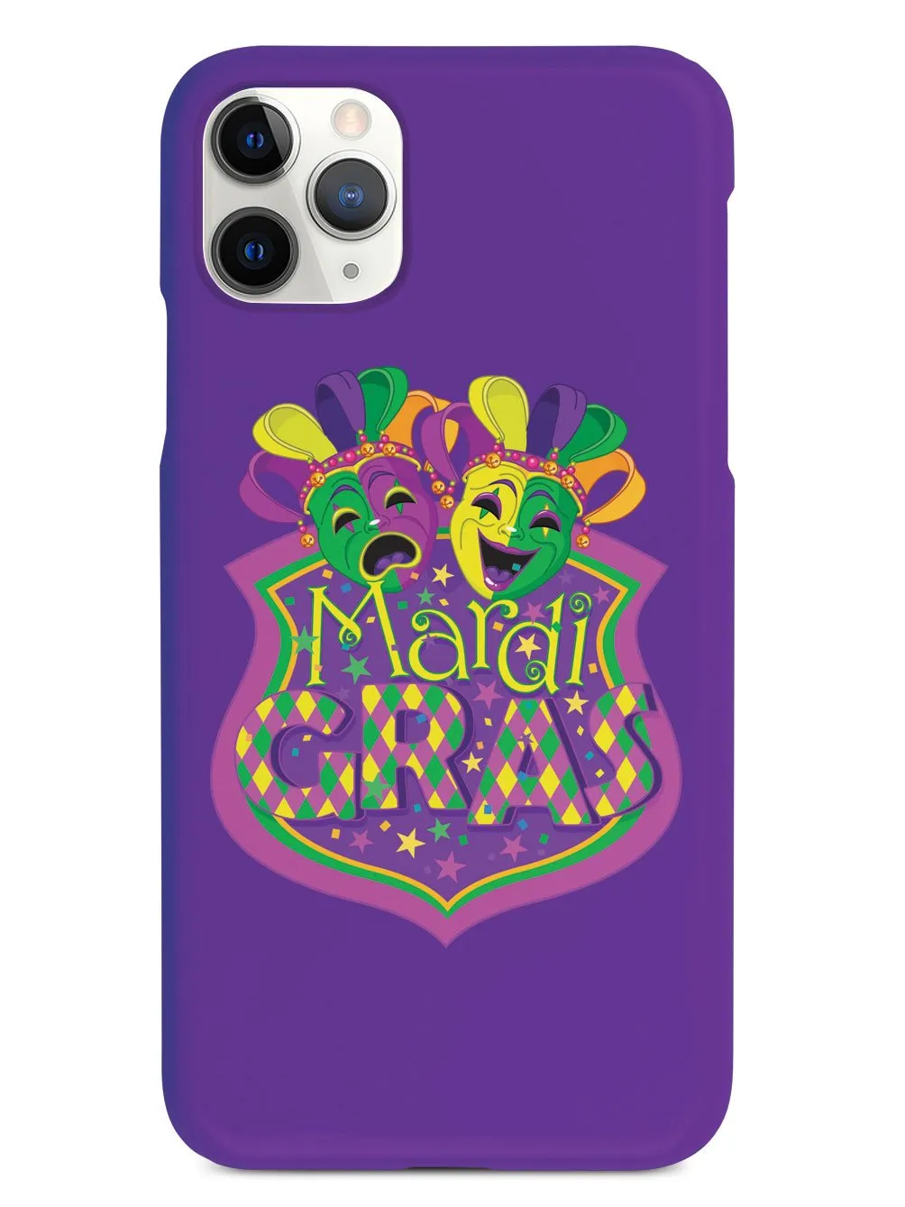 Mardi Gras Masks - White Case