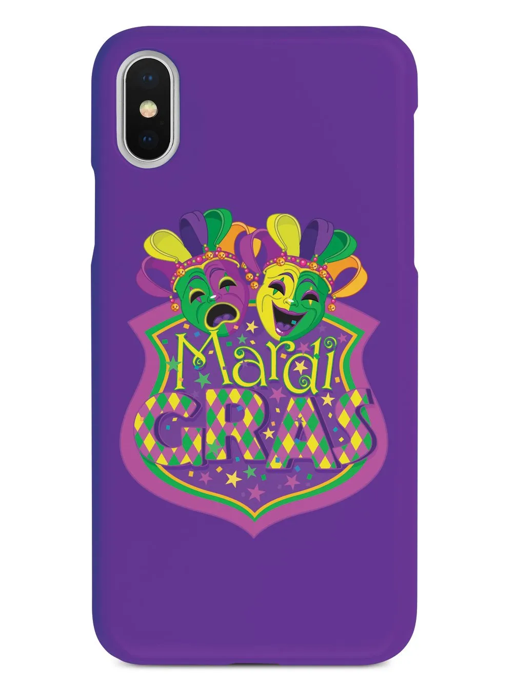 Mardi Gras Masks - White Case