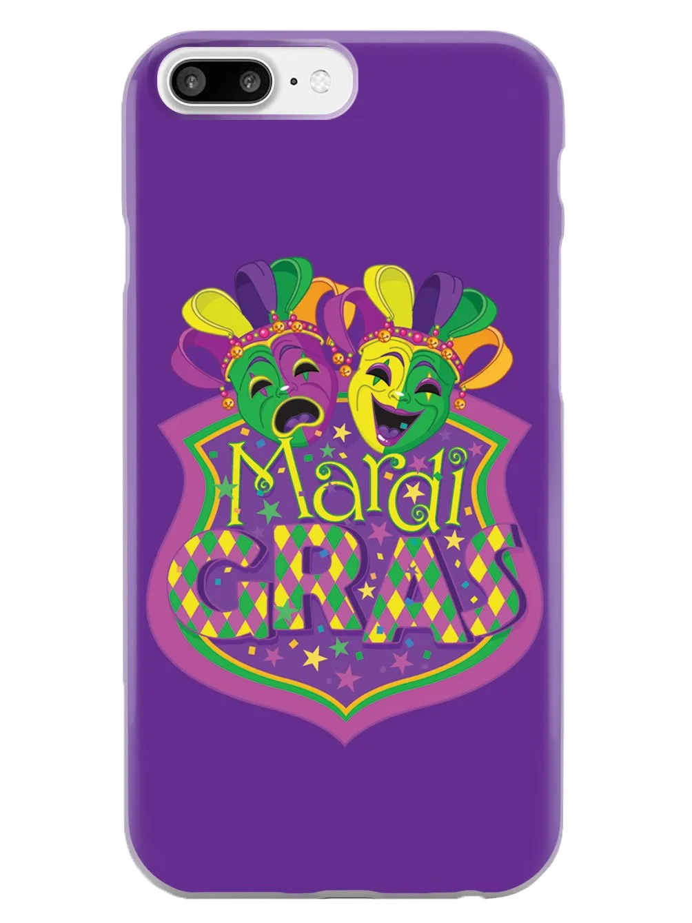 Mardi Gras Masks - White Case