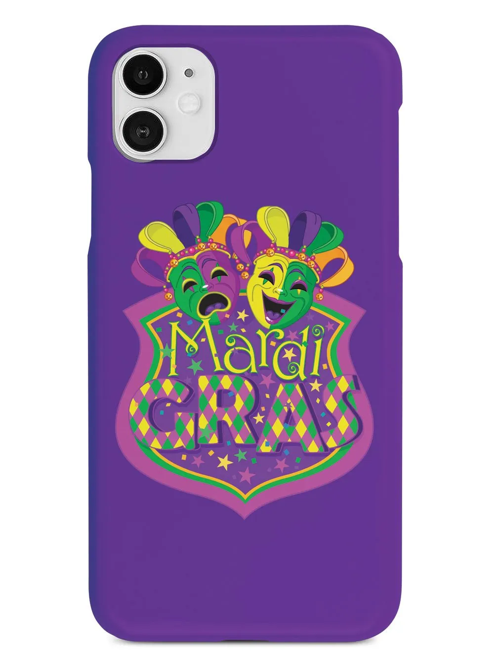 Mardi Gras Masks - White Case