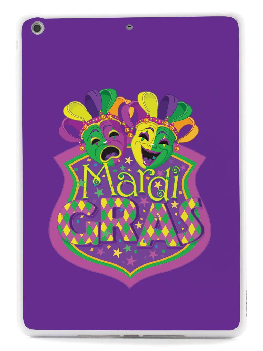 Mardi Gras Masks - White Case