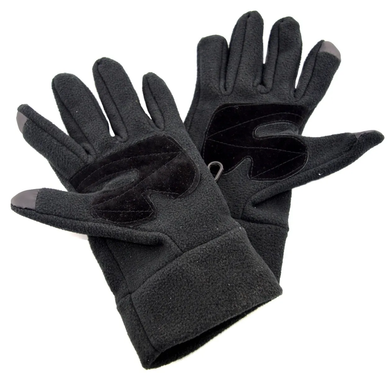 OCTAVE Mens Warm Thermal Lined Fleece Winter Touch Screen Gloves With Palm Grip