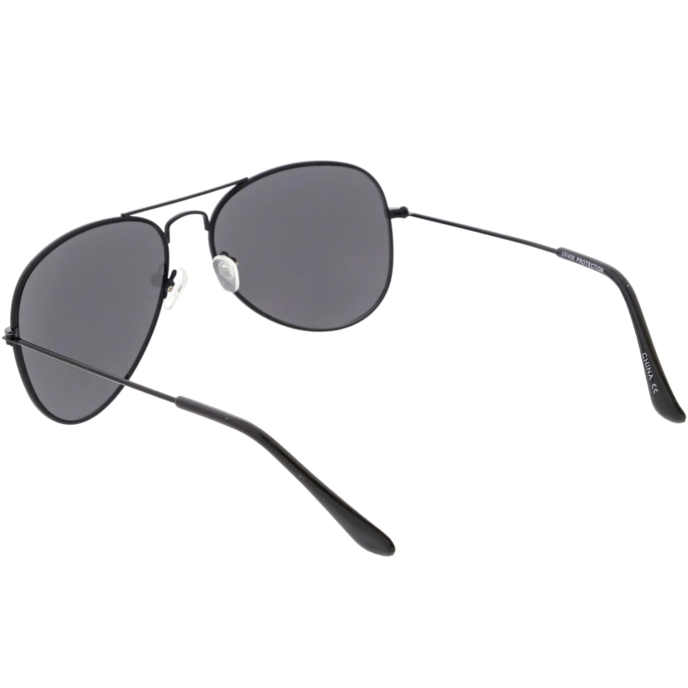 Oversize Slim Metal Temple Square Lens Horn Rimmed Sunglasses C779