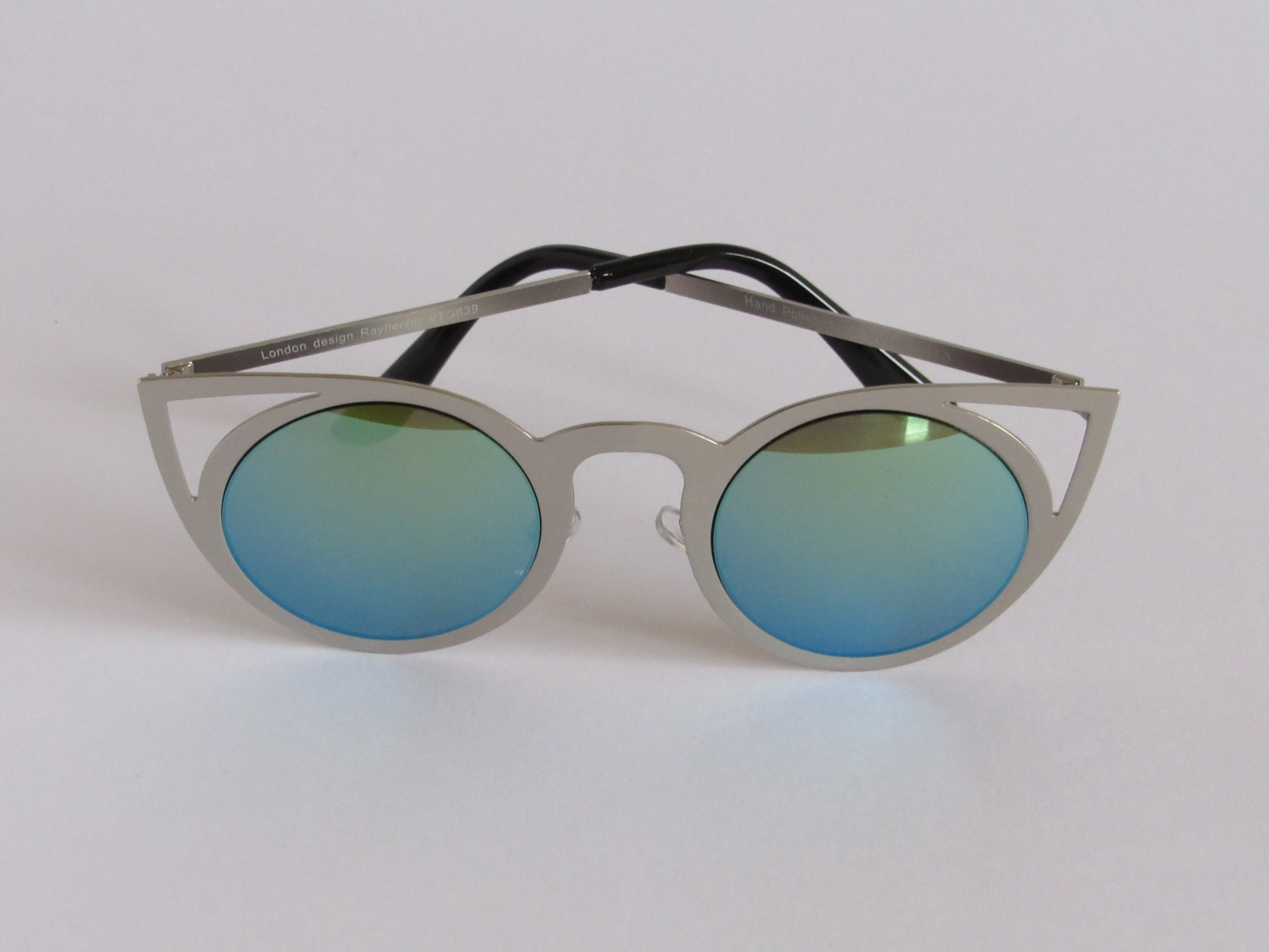 Petrol Colour Mirrored Sunglasses