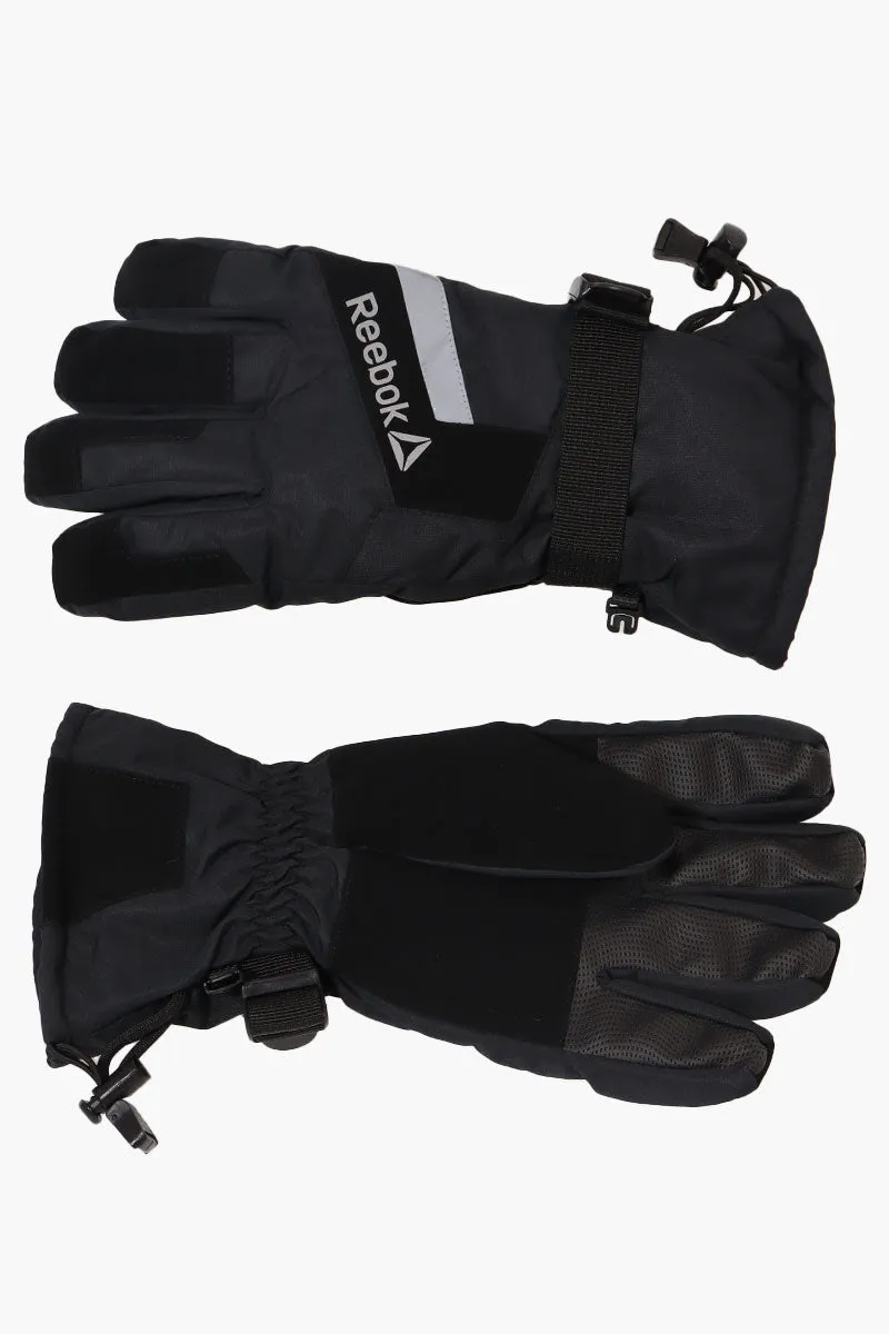 Reebok Touch Screen Ski Gloves - Black