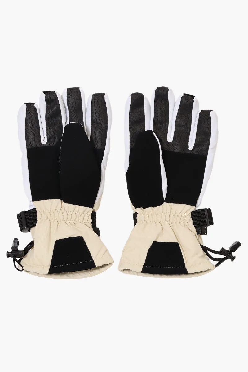 Reebok Touch Screen Ski Gloves - White