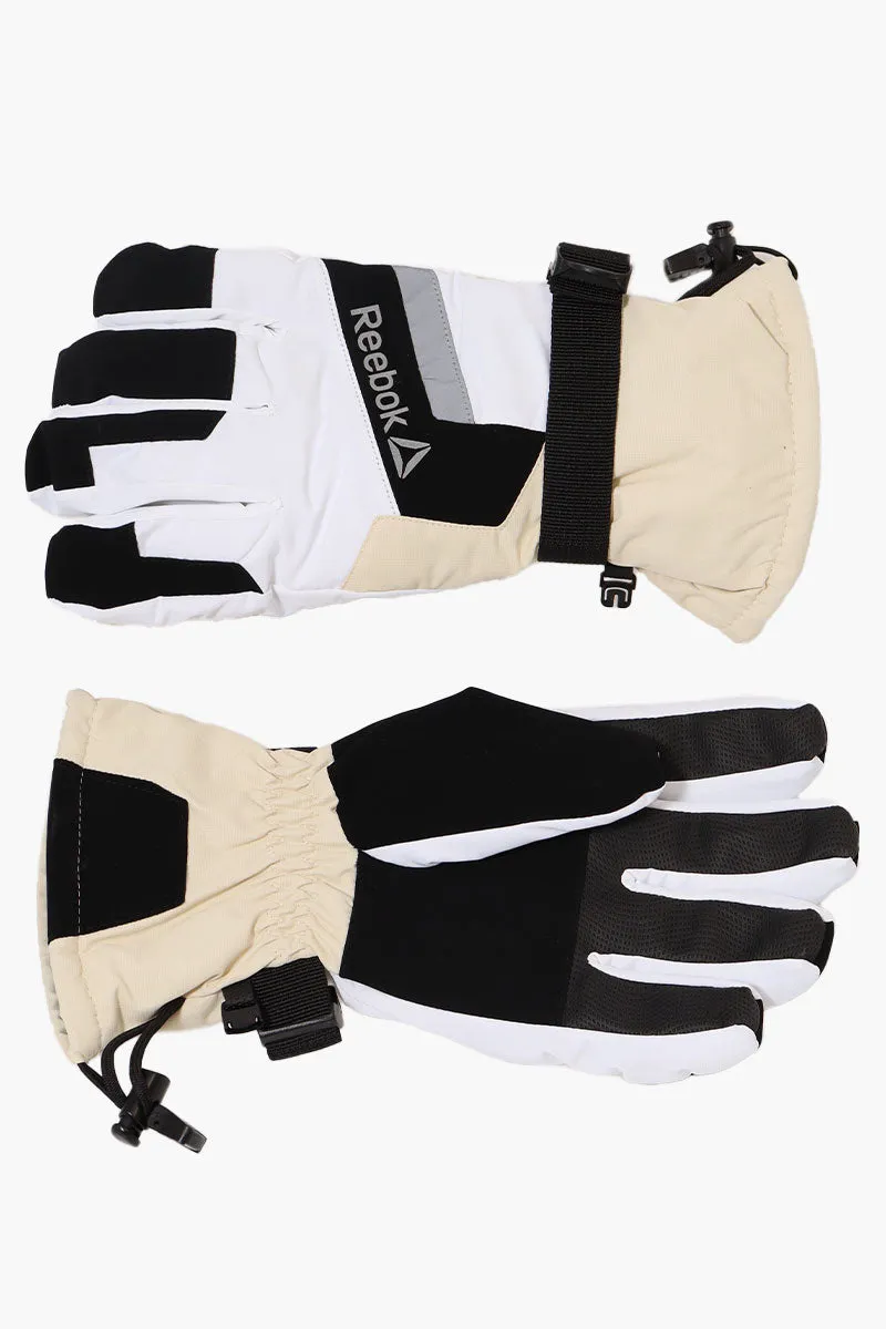 Reebok Touch Screen Ski Gloves - White