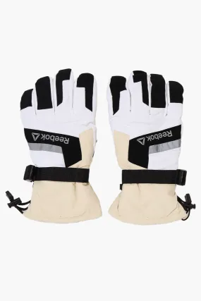 Reebok Touch Screen Ski Gloves - White