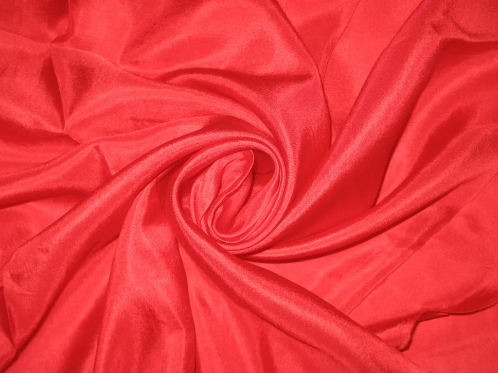 RICH Red COLOUR PLAIN HABOTAI SILK 44&quot;