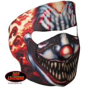 SMOKING CLOWN FACE MASK - NEOPRENE