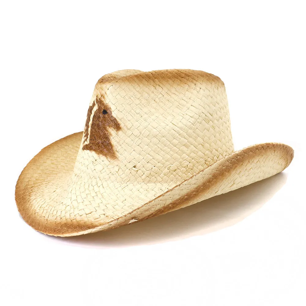 Straw Cowboy Hats Straw Cowboy Hat Inkjet Outdoor Beach