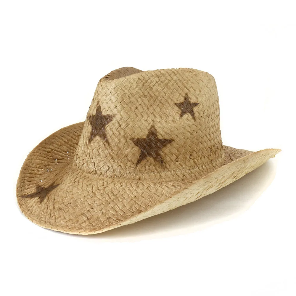 Straw Cowboy Hats Straw Cowboy Hat Inkjet Outdoor Beach