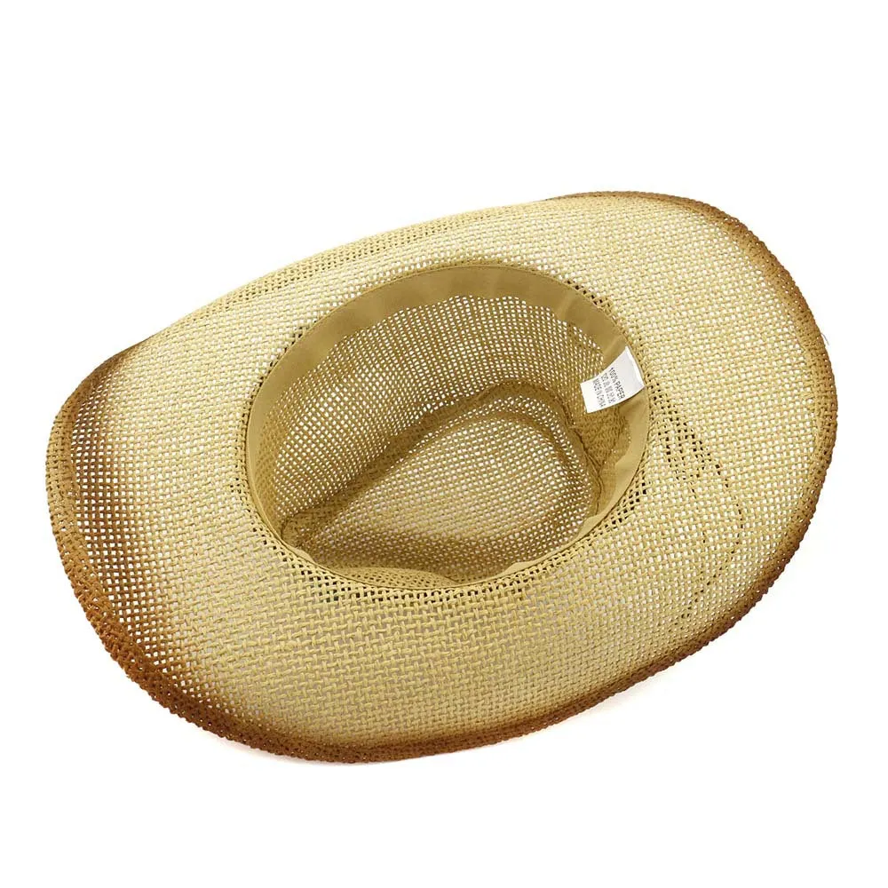 Straw Cowboy Hats Straw Cowboy Hat Outdoor Sun Hat Beach Hat