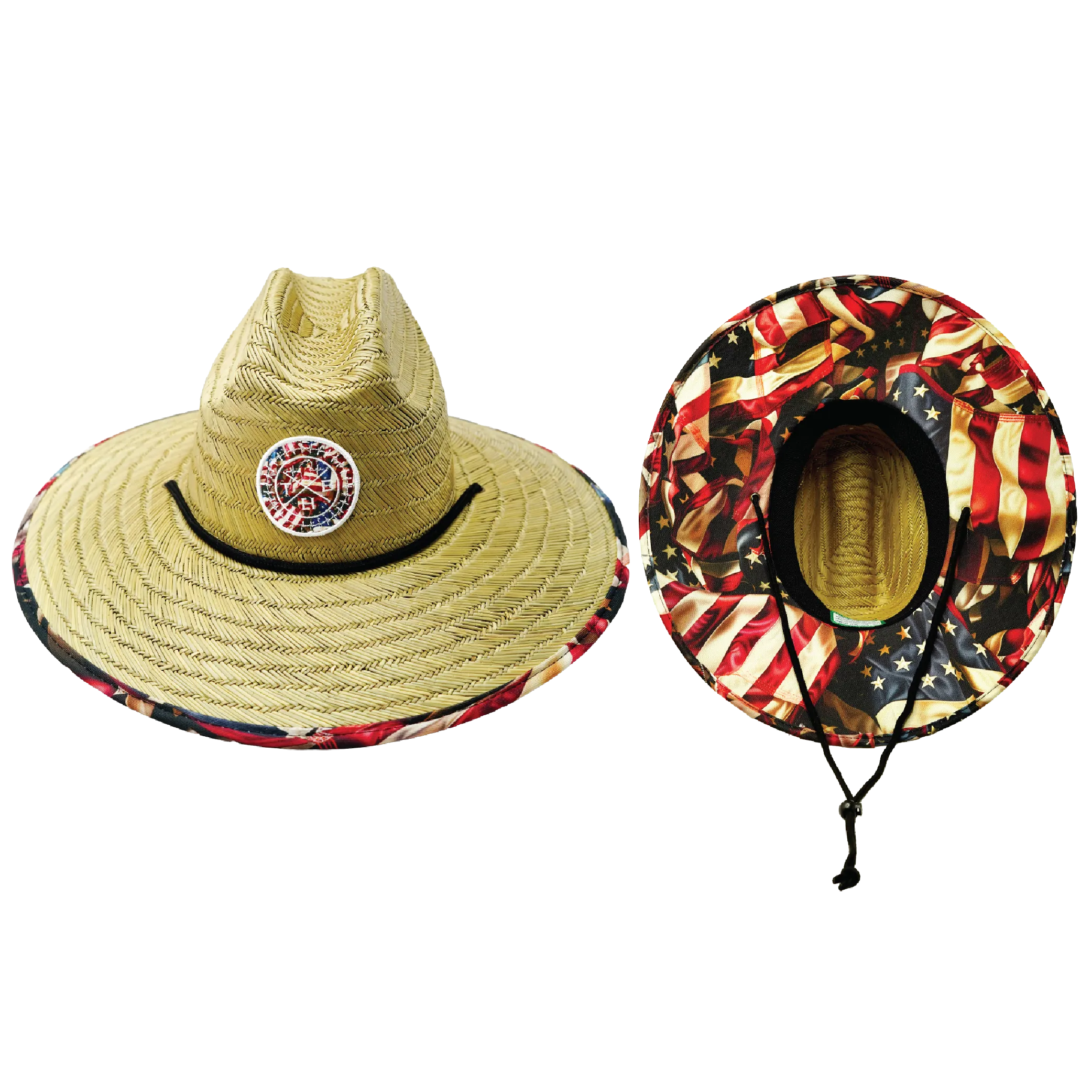 THB Straw | Sun Hat | Flag