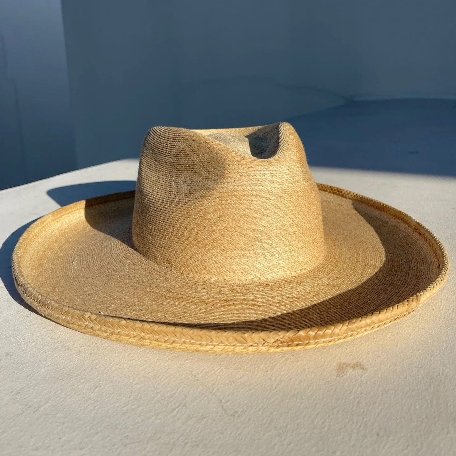 The Suntoasted Pencil Brim Fine Palm Hat