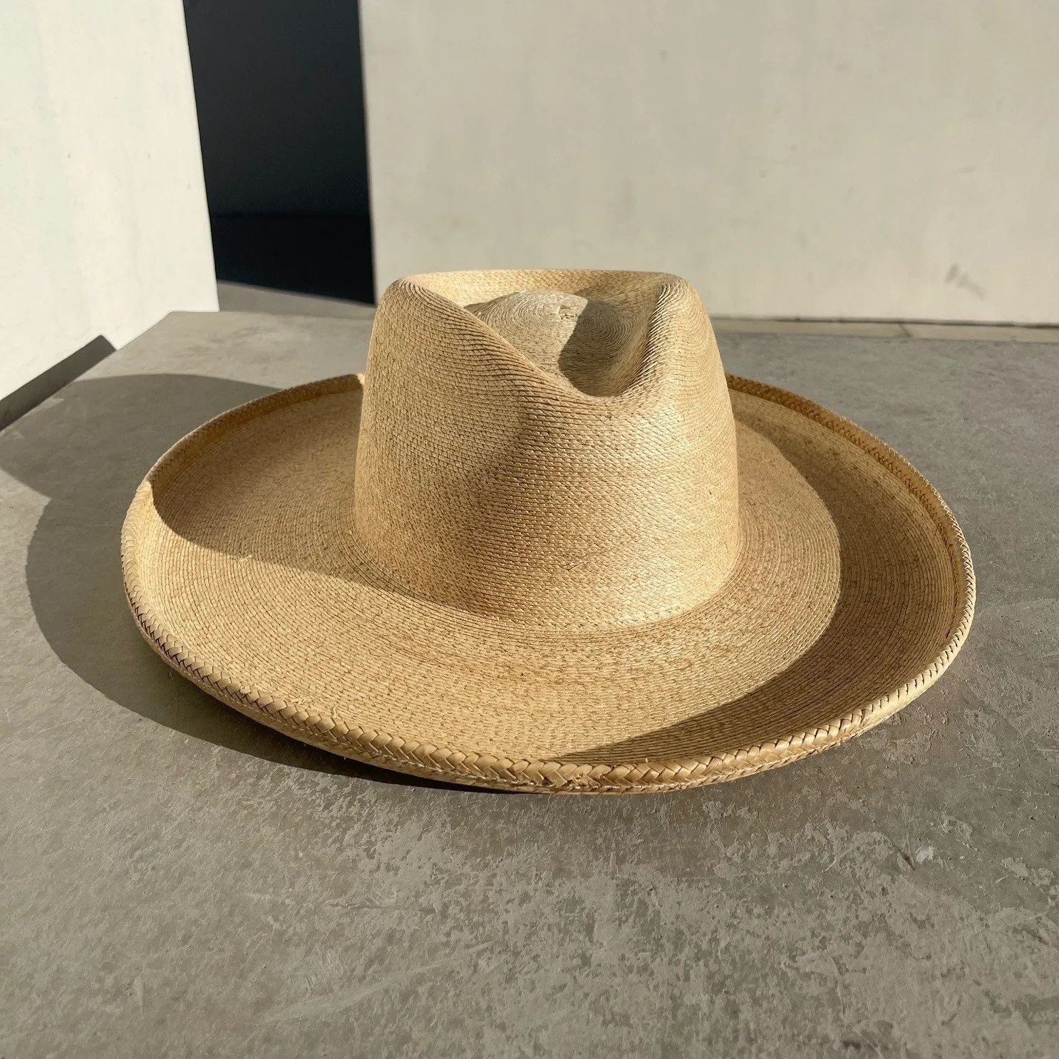 The Suntoasted Pencil Brim Fine Palm Hat