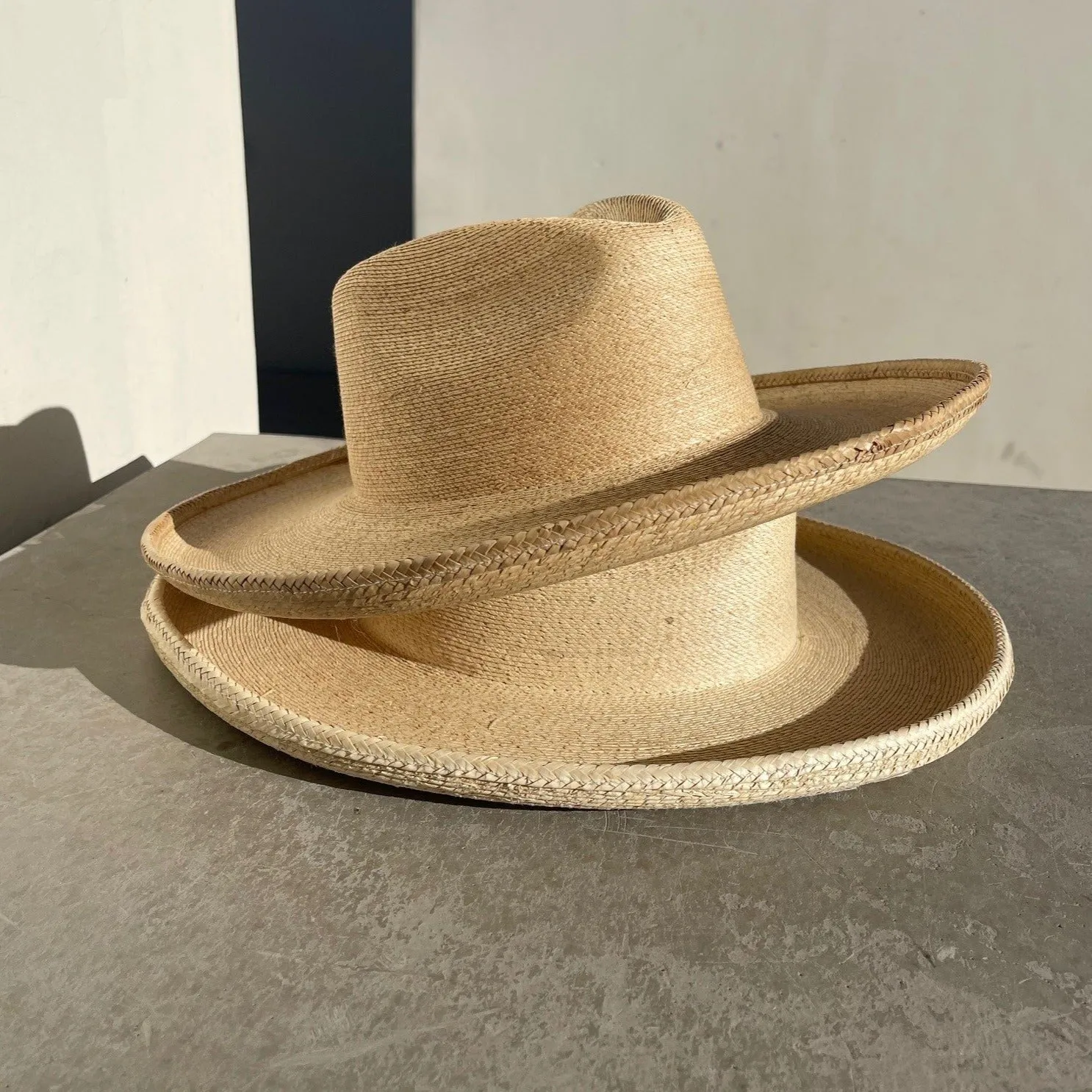 The Suntoasted Pencil Brim Fine Palm Hat