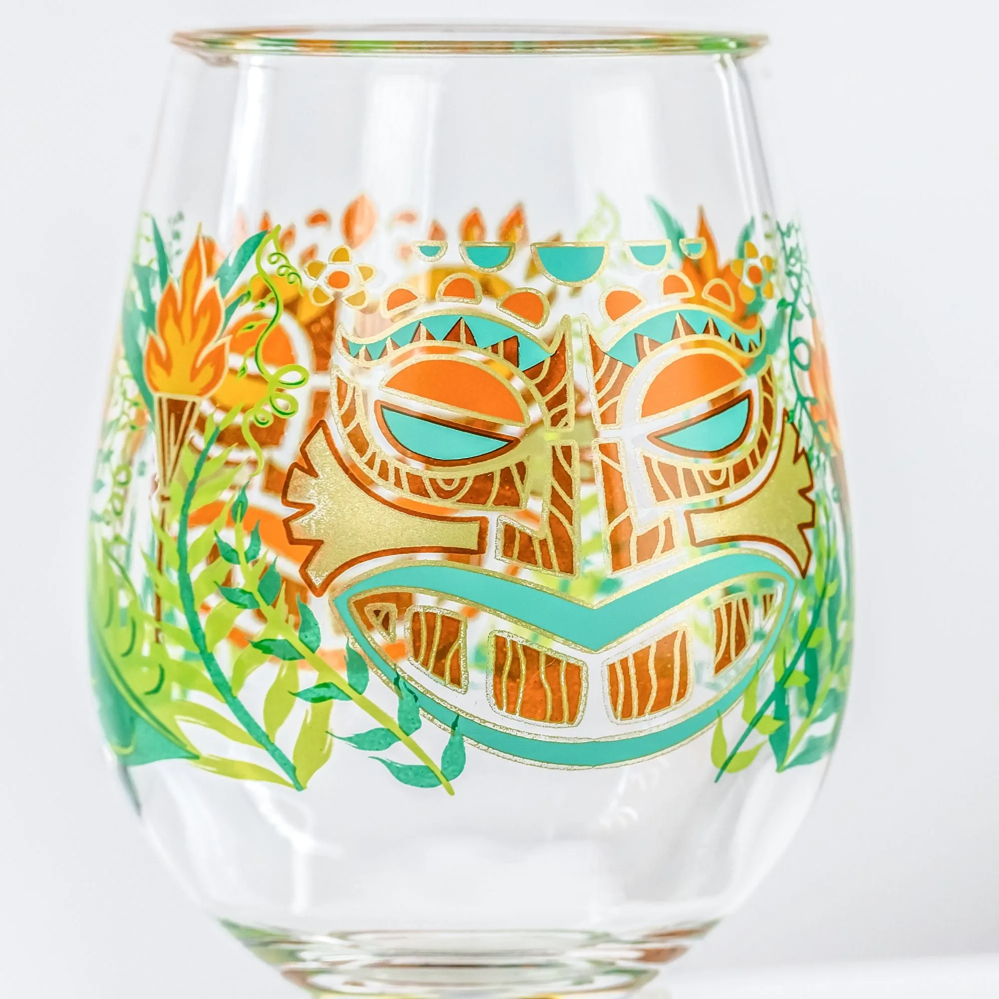 Tiki Acrylic Stemless Set