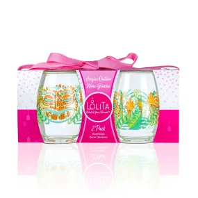 Tiki Acrylic Stemless Set