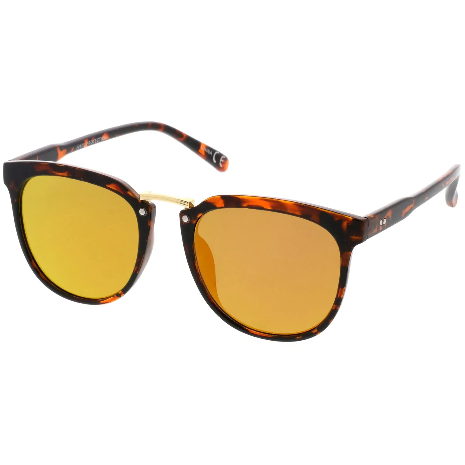 Trending Retro Modern Mirrored Flat Lens Sunglasses A945