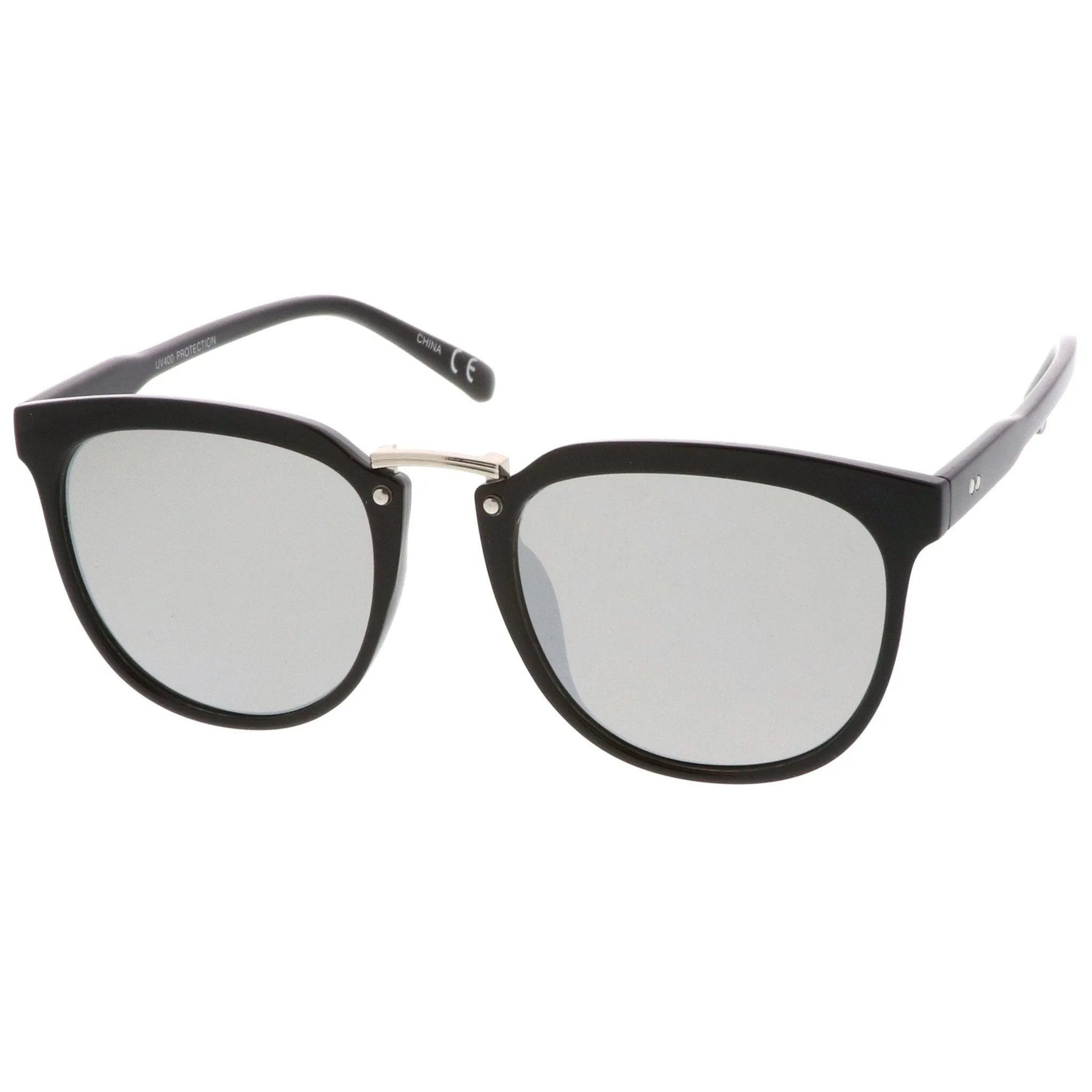 Trending Retro Modern Mirrored Flat Lens Sunglasses A945