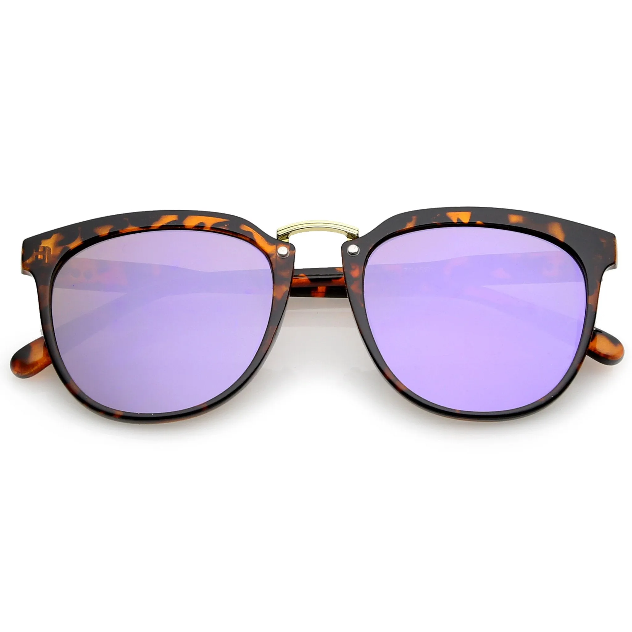 Trending Retro Modern Mirrored Flat Lens Sunglasses A945