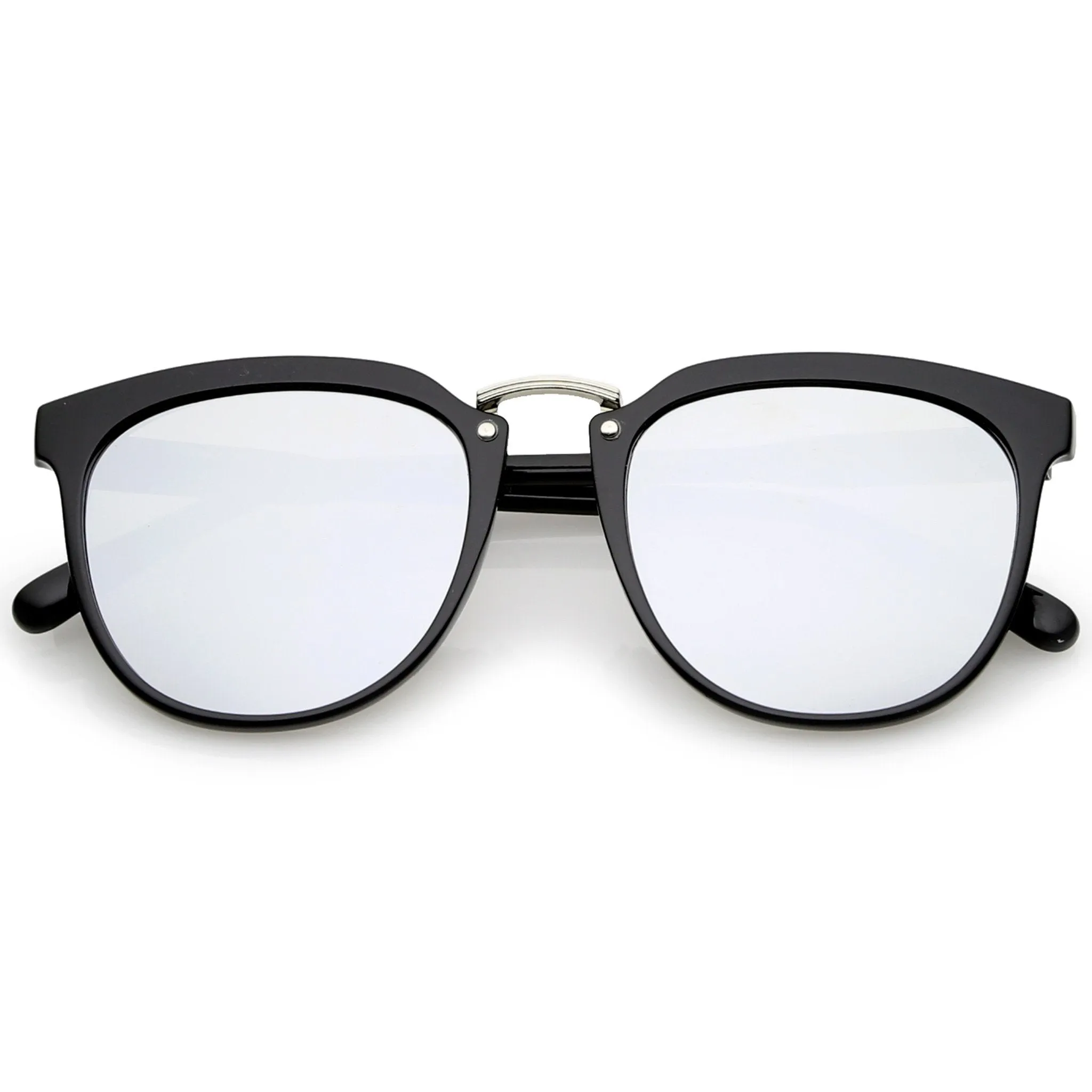 Trending Retro Modern Mirrored Flat Lens Sunglasses A945